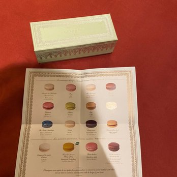 Ladurée - Macaron Menu - Tea Rooms Near Me - Paris, 75