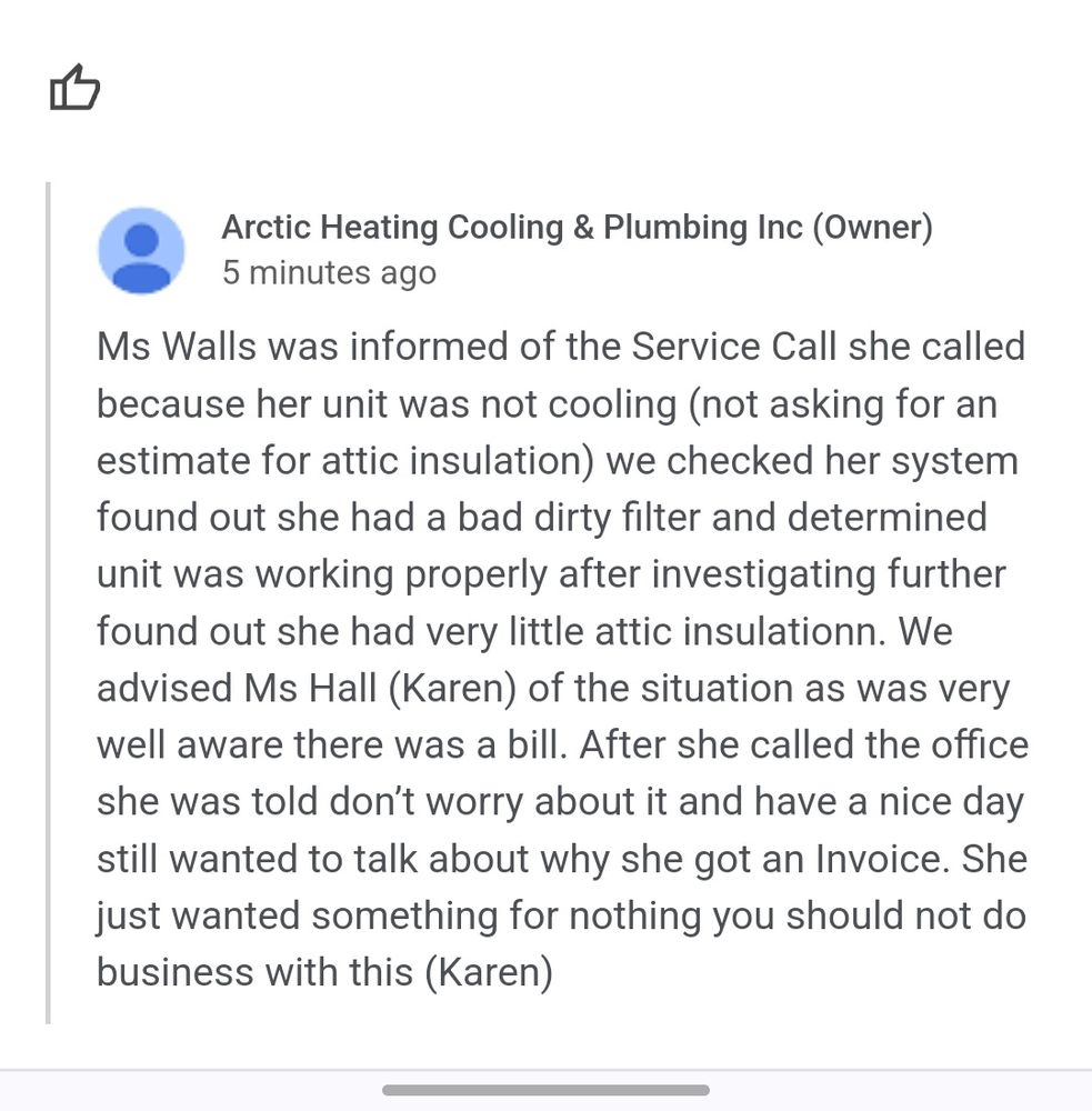Slide of Arctic Heating, Cooling & Plumbing