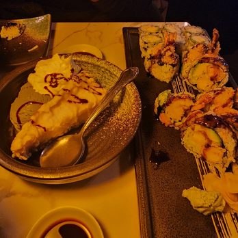 Zest Sushi - Fried Cheesecake and Green Tea ice cream - Sushi Bars Near Me - New York, New York Zest Sushi - Fried Cheesecake and Green Tea ice cream - Sushi Bars Near Me - New York, New York