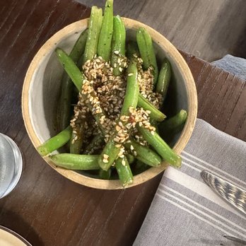 The Social Pour - korean spicy green beans - Bars Near Me - Dallas, Texas The Social Pour - korean spicy green beans - Bars Near Me - Dallas, Texas