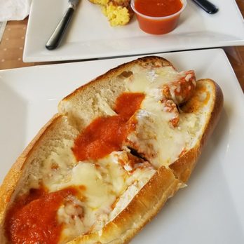 Italian Touch - Meatball parm and plain rice ball - Italian Near Me - Keyport, New Jersey Italian Touch - Meatball parm and plain rice ball - Italian Near Me - Keyport, New Jersey