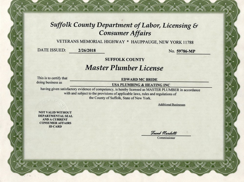 Slide of USA Plumbing & Heating