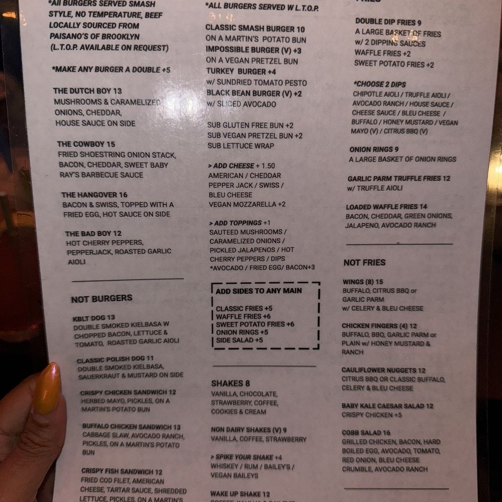 Franklin Park - Menu - Bars Near Me - Brooklyn, New York