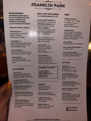Menu photo 4 Franklin Park Brooklyn, NY