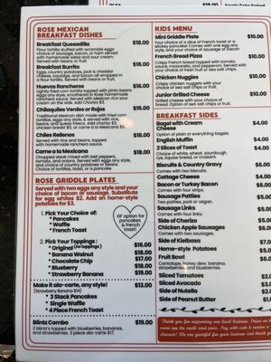 Menu photo 3 Rose Cafe and Bakery Granada Hills, CA