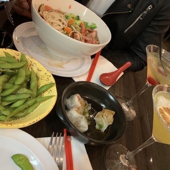 Reren Lamen & Bar - Buddha Style Lamen, Edamame, Cheng Du Spicy Wonton, Big Apple Martini, The Lucky Pig cocktail - Ramen Near Me - Washington, DC, District of Columbia Reren Lamen & Bar - Buddha Style Lamen, Edamame, Cheng Du Spicy Wonton, Big Apple Martini, The Lucky Pig cocktail - Ramen Near Me - Washington, DC, District of Columbia