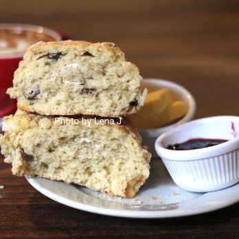 Thomas J Walls - Inside of Scone (£3.60) - good, is light and fluffy. Comes with jam and butter. - Cafes Near Me - Edinburgh, EDH Thomas J Walls - Inside of Scone (£3.60) - good, is light and fluffy. Comes with jam and butter. - Cafes Near Me - Edinburgh, EDH
