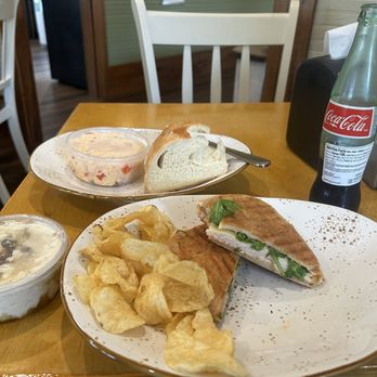 Sweet Olive Market & Bakery - Whipped feta, pimento cheese, turkey panini - Farmers Market Near Me - Mandeville, Louisiana