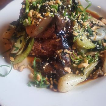 Bad Brother - Grilled Maitake Mushrooms dish with rice and bok choy. So delicious! - New American Near Me - Philadelphia, Pennsylvania Bad Brother - Grilled Maitake Mushrooms dish with rice and bok choy. So delicious! - New American Near Me - Philadelphia, Pennsylvania