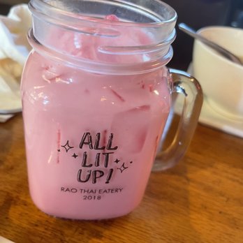 Rao Thai Eatery - Pink drink - Thai Near Me - Elk Grove, California Rao Thai Eatery - Pink drink - Thai Near Me - Elk Grove, California