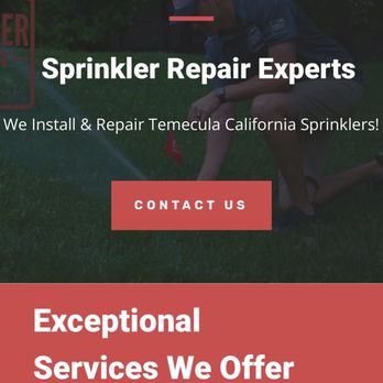 Sprinkler Master Repair - temeculasprinklermaster.com - Irrigation Near Me