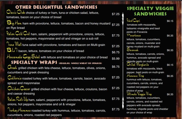 Menu photo 4 Coffee Talk Cafe Towson, MD