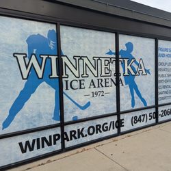 Winnetka Ice Arena - New team..New year for my grandson....go Northbrook Blue Hawks.