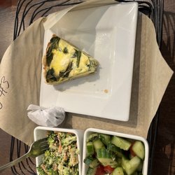 The Lemon Tree - Spinach and feta quiche