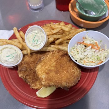 Sunset Grille & Raw Bar - Rockfish and chips - Sushi Bars Near Me - Duck, North Carolina