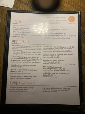 Menu photo 1 Terrapin Restaurant Rhinebeck, NY Menu photo 1 Terrapin Restaurant Rhinebeck, NY