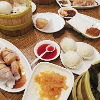 Koi Palace - Salt egg yolk lava bun (流沙包), Fried glutinous dumpling w/diced pork (鹹水角), Lotus leaf wrapped stuffed sticky rice (糯米雞) - Dim Sum Near Me - Milpitas, California Koi Palace - Salt egg yolk lava bun (流沙包), Fried glutinous dumpling w/diced pork (鹹水角), Lotus leaf wrapped stuffed sticky rice (糯米雞) - Dim Sum Near Me - Milpitas, California