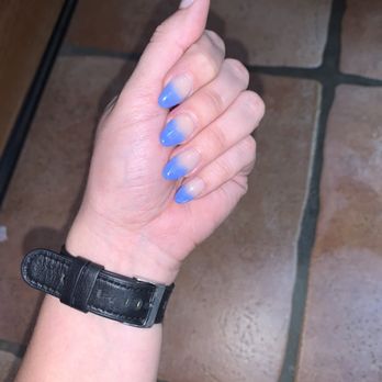 Polish Studio - Ombre Nails. Blue and pink colors - Nail Salons Near Me - Tucson, Arizona Polish Studio - Ombre Nails. Blue and pink colors - Nail Salons Near Me - Tucson, Arizona