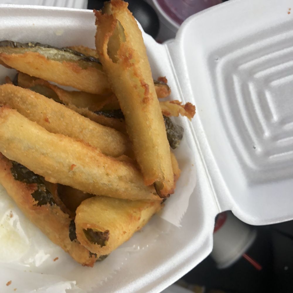Dixie Express - Spicy fried pickles - Burgers Near Me - Asheboro, North Carolina