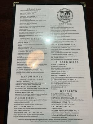 Menu photo 8 Juleps Kentucky Tavern Ashburn, VA Menu photo 8 Juleps Kentucky Tavern Ashburn, VA