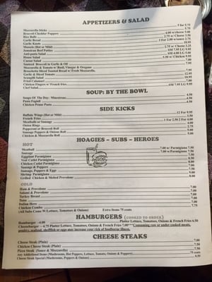Menu photo 4 Brother Bruno's Pizza Mount Pocono, PA