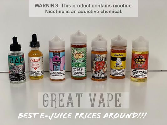 tank for vape Naked 100 Free Base E-liquid main image 1