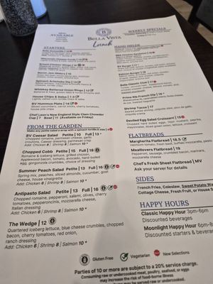 Menu photo 3 Bella Vista Sun City West, AZ