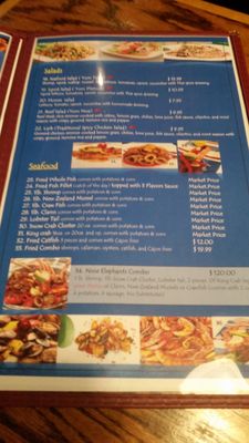 Menu photo 6 Nine Elephants Seafood and Thai Restaurant Corning, NY Menu photo 6 Nine Elephants Seafood and Thai Restaurant Corning, NY