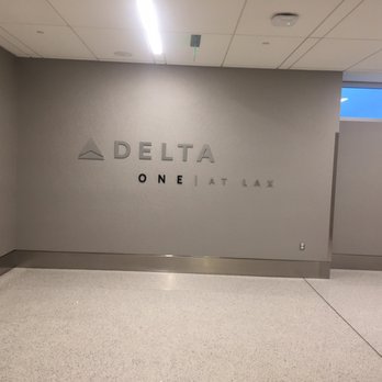 Delta One Lounge - When you get off the elevator you enter this private hallway that takes you to security - Airport Lounges Near Me - Los Angeles, California Delta One Lounge - When you get off the elevator you enter this private hallway that takes you to security - Airport Lounges Near Me - Los Angeles, California
