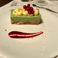 Coté Cuisine - Pistachio dessert.