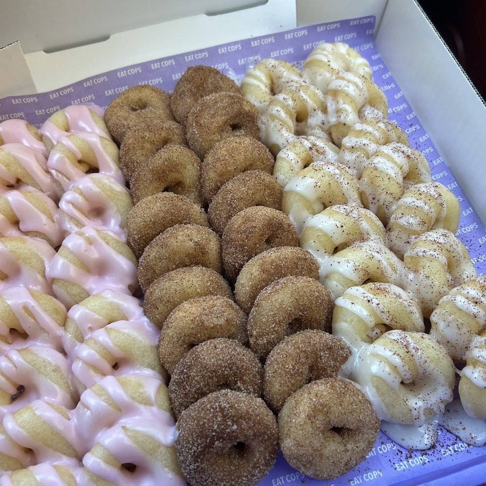 original, cinnamon sugar, and weekly special (key lime pie) original, cinnamon sugar, and weekly special (key lime pie)