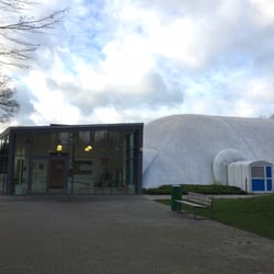 Badepark - Traglufthalle im Winter