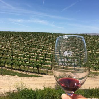 Eberle Winery - Bring your tasting outside and enjoy the view! - Wineries Near Me - Paso Robles, California