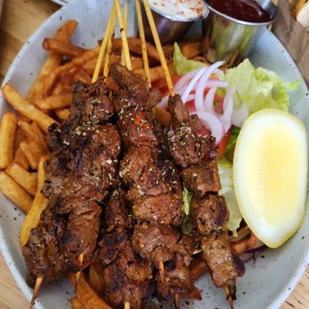 Mandolin Aegean Bistro - Beef Souvlaki - Mediterranean Near Me - Miami, Florida