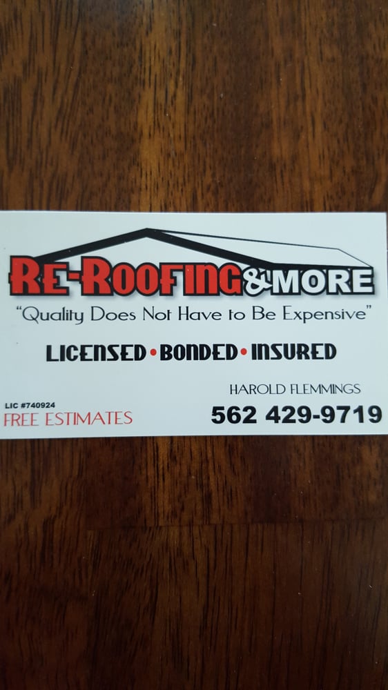Slide of Re-Roofing and More