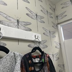 Barnabas New to You - Fernandina Beach - Love the remodeled dressing rooms; wonderful dragonfly wallpaper!