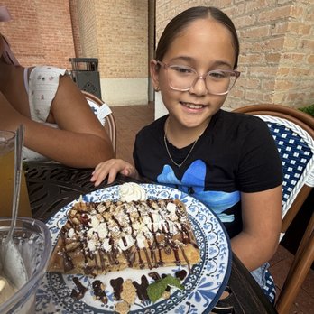 Voila Cafe - This is are Nutella waffles. - French Near Me - San Antonio, Texas Voila Cafe - This is are Nutella waffles. - French Near Me - San Antonio, Texas