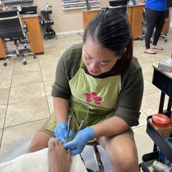 Orchid Nails and Spa - Ask for Mimi she the best for pedicure.