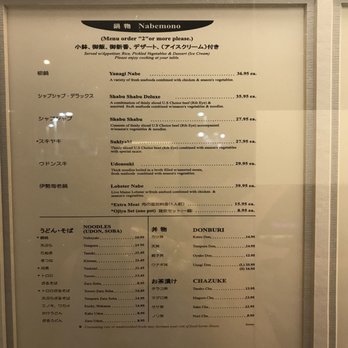 Yanagi Sushi - Menu posted outside - Japanese Near Me - Honolulu, Hawaii Yanagi Sushi - Menu posted outside - Japanese Near Me - Honolulu, Hawaii