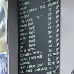 Braid Menu