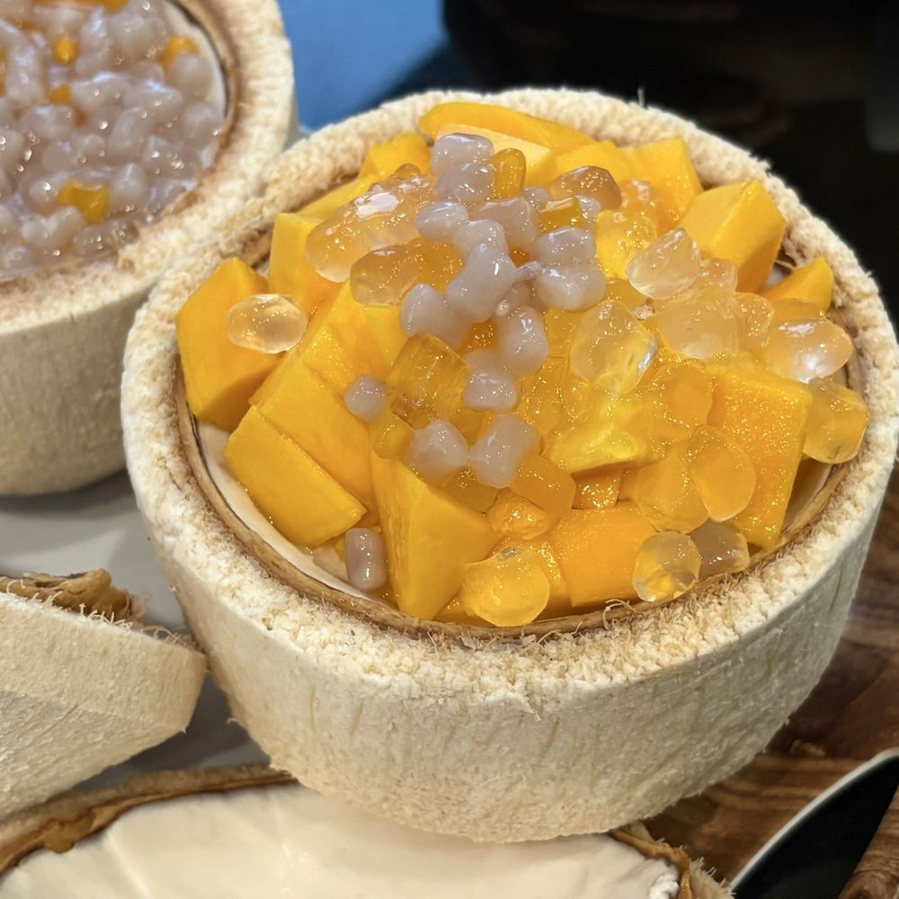 Babatang - Mango lover's signature coconut pudding ($18.00) - Desserts Near Me - Richmond, British Columbia Babatang - Mango lover's signature coconut pudding ($18.00) - Desserts Near Me - Richmond, British Columbia