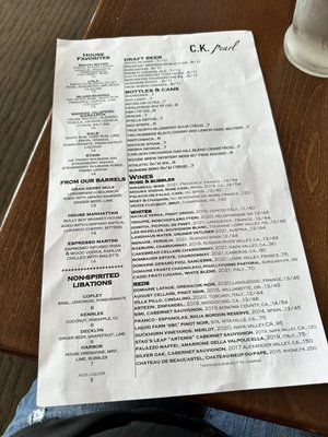 Menu photo 3 CK Pearl Essex, MA