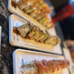 Blue Fin Sake Bar - Lil sushi with my hautie