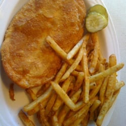 Little Cottage Cafe - Oh the famous fried dough stuffed with beef