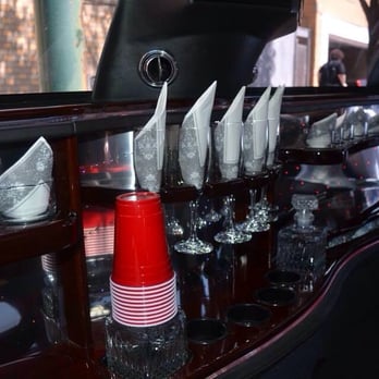 Stretch Limousine - They gave us a complimentary fully stocked limo. The ice cold drinks definitely came in handy on the hot day! - Limos Near Me - Norridge, Illinois