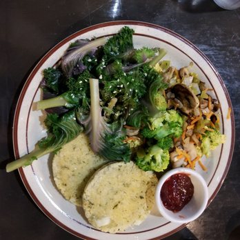 The Wayward Cafe - Veggie scramble with biscuit and braised greens - Breakfast & Brunch Near Me - Seattle, Washington The Wayward Cafe - Veggie scramble with biscuit and braised greens - Breakfast & Brunch Near Me - Seattle, Washington