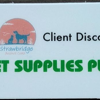 Strawbridge Animal Care - This is the front side of the Client Discount Card to use at Pet Supplies Plus. Photo taken January 18, 2026. - Veterinarians Near Me - Virginia Beach, Virginia Strawbridge Animal Care - This is the front side of the Client Discount Card to use at Pet Supplies Plus. Photo taken January 18, 2026. - Veterinarians Near Me - Virginia Beach, Virginia