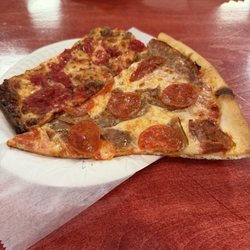 La Margherita Pizzeria & Restaurant - 1 Grandma slice, 1 pepperoni and sausage