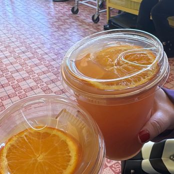 Friendly Donuts - Orange juice with guava - Donuts Near Me - Orange, California Friendly Donuts - Orange juice with guava - Donuts Near Me - Orange, California