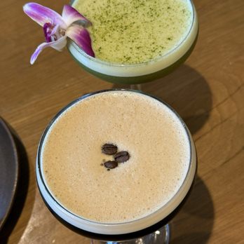 Cala - Espresso martini and matcha sour - Mediterranean Near Me - Scottsdale, Arizona Cala - Espresso martini and matcha sour - Mediterranean Near Me - Scottsdale, Arizona